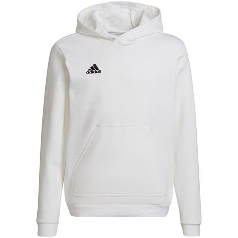 Bluza dla dzieci adidas Entrada 22 Hoody biała HG6303 Adidas teamwear Bluza dla dzieci adidas Entrada 22 Hoody biała HG6303 Adidas teamwear