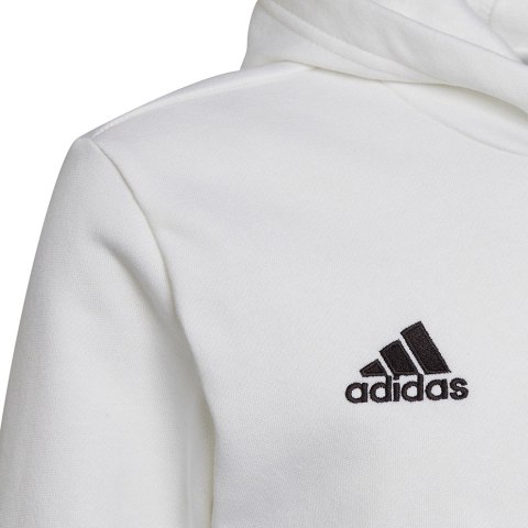Bluza dla dzieci adidas Entrada 22 Hoody biała HG6303 Adidas teamwear Bluza dla dzieci adidas Entrada 22 Hoody biała HG6303 Adidas teamwear