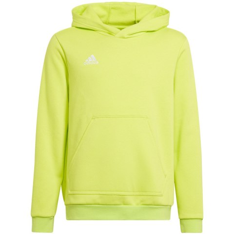 Bluza dla dzieci adidas Entrada 22 Hoody limonkowa HC5069 Adidas teamwear Bluza dla dzieci adidas Entrada 22 Hoody limonkowa HC5069 Adidas teamwear
