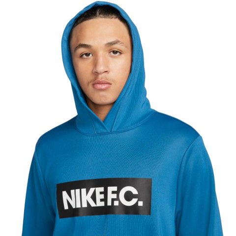 Bluza męska Nike NK DF FC Libero Hoodie niebieska DC9075 407 Nike Football Bluza męska Nike NK DF FC Libero Hoodie niebieska DC9075 407 Nike Football