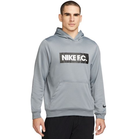 Bluza męska Nike NK DF FC Libero Hoodie szara DC9075 065 Nike Football Bluza męska Nike NK DF FC Libero Hoodie szara DC9075 065 Nike Football