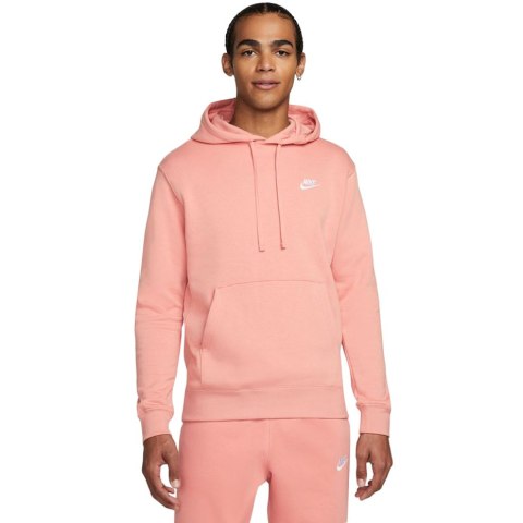 Bluza męska Nike Sportswear Club Fleece różowa BV2654 824 Nike Bluza męska Nike Sportswear Club Fleece różowa BV2654 824 Nike