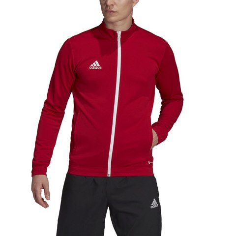 Bluza męska adidas Entrada 22 Track Jacket czerwona H57537 Adidas teamwear Bluza męska adidas Entrada 22 Track Jacket czerwona H57537 Adidas teamwear