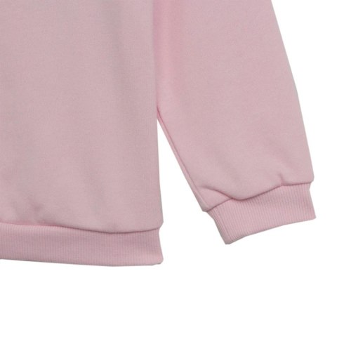 Dres dla dzieci adidas I Lin ft Jogger różowo-szary H65821 Adidas Dres dla dzieci adidas I Lin ft Jogger różowo-szary H65821 Adidas