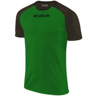 Koszulka Givova Capo MC MAC03 1310 zielono-czarna Givova