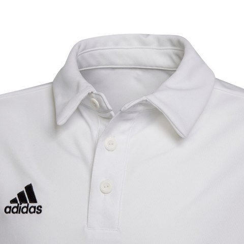 Koszulka dla dzieci adidas Entrada 22 Polo biała HC5059 Adidas teamwear Koszulka dla dzieci adidas Entrada 22 Polo biała HC5059 Adidas teamwear