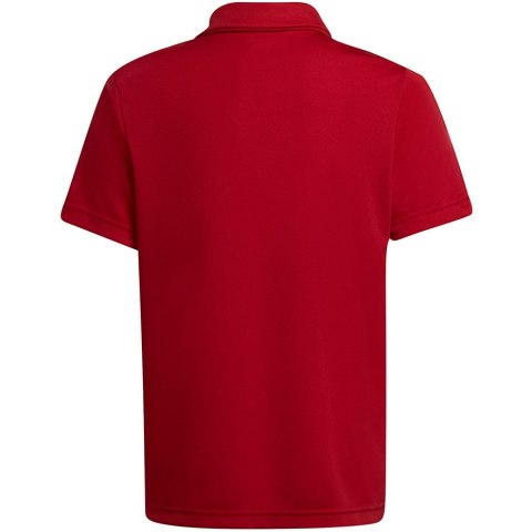 Koszulka dla dzieci adidas Entrada 22 Polo czerwona H57495 Adidas teamwear Koszulka dla dzieci adidas Entrada 22 Polo czerwona H57495 Adidas teamwear