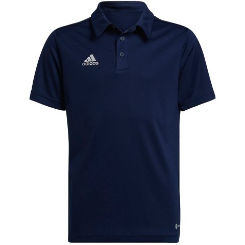Koszulka dla dzieci adidas Entrada 22 Polo granatowa H57493 Adidas teamwear Koszulka dla dzieci adidas Entrada 22 Polo granatowa H57493 Adidas teamwear