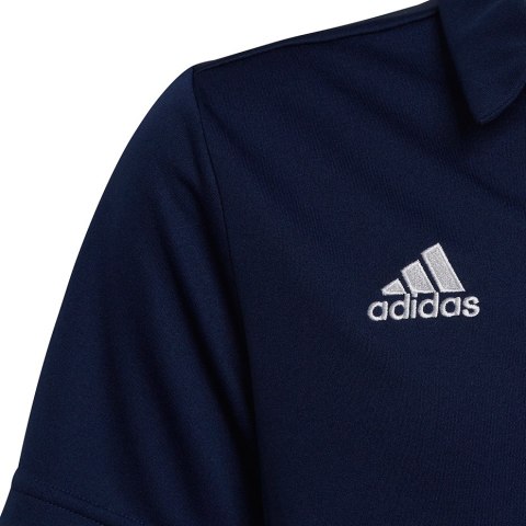 Koszulka dla dzieci adidas Entrada 22 Polo granatowa H57493 Adidas teamwear Koszulka dla dzieci adidas Entrada 22 Polo granatowa H57493 Adidas teamwear