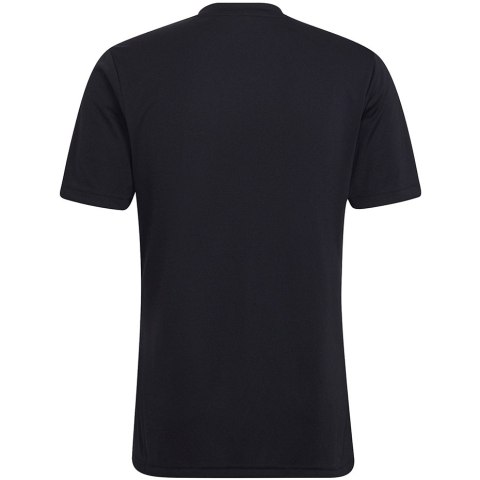 Koszulka męska adidas Entrada 22 Graphic Jersey czarno-biała HF0126 Adidas teamwear