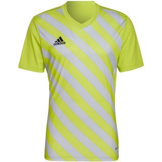 Koszulka męska adidas Entrada 22 Graphic Jersey żółto-szara HF0118 Adidas teamwear