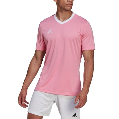 Koszulka męska adidas Entrada 22 Jersey różowa HC5072 Adidas teamwear