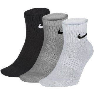 Skarpety Nike Everyday Lightweight Ankle 3 pary białe, szare, czarne SX7677 964 Nike