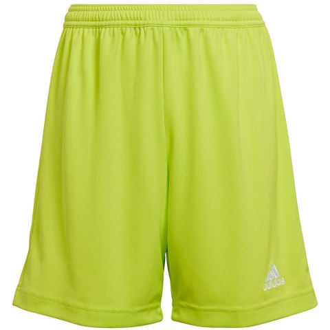 Spodenki dla dzieci adidas Entrada 22 limonkowe HC5065 Adidas teamwear Spodenki dla dzieci adidas Entrada 22 limonkowe HC5065 Adidas teamwear