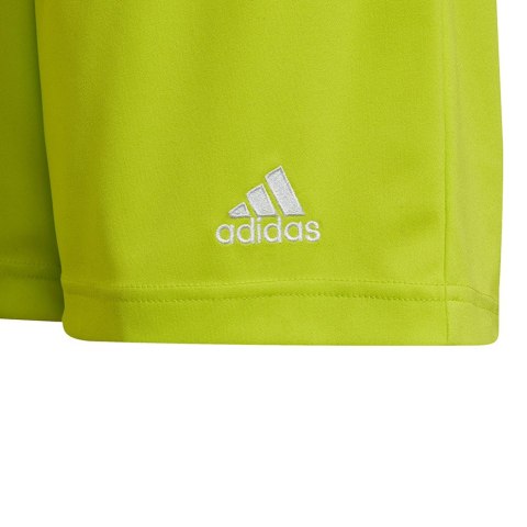 Spodenki dla dzieci adidas Entrada 22 limonkowe HC5065 Adidas teamwear Spodenki dla dzieci adidas Entrada 22 limonkowe HC5065 Adidas teamwear