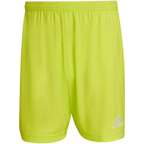 Spodenki męskie adidas Entrada 22 limonkowe HC5061 Adidas teamwear Spodenki męskie adidas Entrada 22 limonkowe HC5061 Adidas teamwear