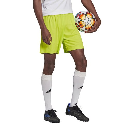 Spodenki męskie adidas Entrada 22 limonkowe HC5061 Adidas teamwear Spodenki męskie adidas Entrada 22 limonkowe HC5061 Adidas teamwear