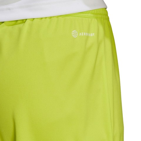 Spodenki męskie adidas Entrada 22 limonkowe HC5061 Adidas teamwear Spodenki męskie adidas Entrada 22 limonkowe HC5061 Adidas teamwear
