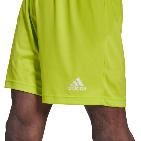 Spodenki męskie adidas Entrada 22 limonkowe HC5061 Adidas teamwear Spodenki męskie adidas Entrada 22 limonkowe HC5061 Adidas teamwear