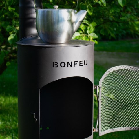 BONFEU KOMINEK OGRODOWY BONGIANO LP CZARNY BonFeu