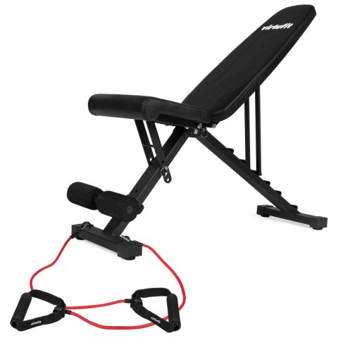 VIRTUFIT SKŁADANA REGULOWANA ŁAWKA FITNESS FB100 VirtuFit