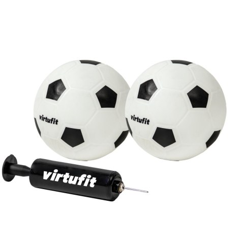 VIRTUFIT ZESTAW BRAMEK DO PIŁKI NOŻNEJ DLA DZIECI Z 2 PIŁKAMI I POMPKĄ VirtuFit
