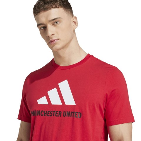 Koszulka adidas Manchester United FC Tee JX1129 czerwony XL Adidas