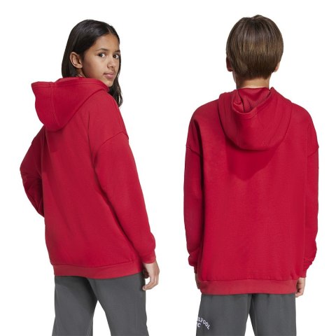 Bluza adidas Liverpool FC Hoody Junior JW7879 czerwony 128 cm Adidas