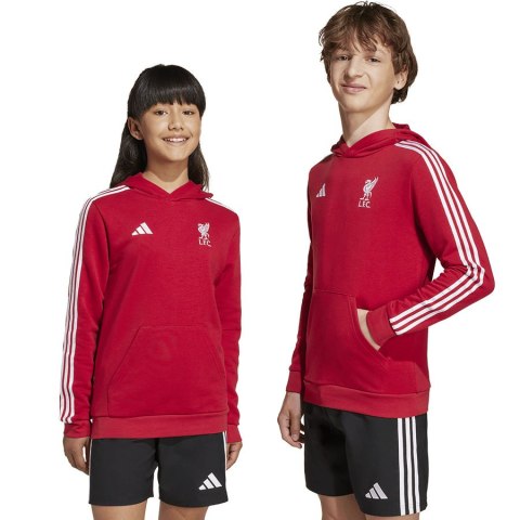 Bluza adidas Liverpool FC Hoody Kids HD JW7904 czerwony 128 cm Adidas