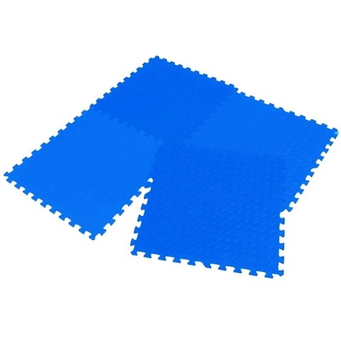 Mata do ćwiczen puzzle Enero 4 szt. 1005485 niebieski 60x60cm Enero