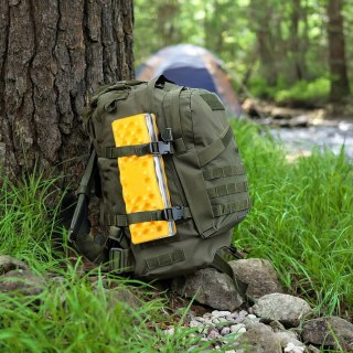 NC17105 KARIMATA KEMPINGOWA DO SIEDZENIA Z PODBICIEM ALUMINIOWYM +IXPE 40 CM ŻÓŁTA NILS CAMP NILS CAMP
