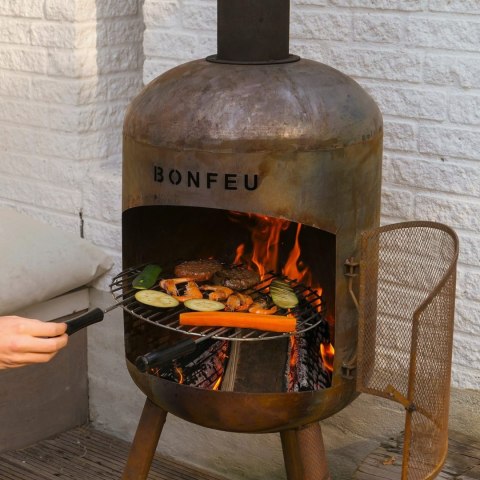 BONFEU KOMINEK OGRODOWY BONBONO RDZAWY BonFeu