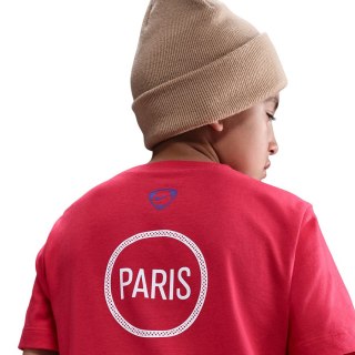 Koszulka Nike PSG T90 Remix Tee Junior HV4988-679 L (147-158) czerwony Nike