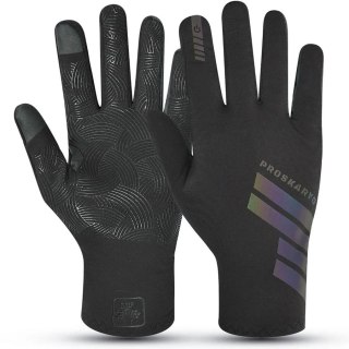 Rękawiczki piłkarskie Proskary Grip Gloves czarny M Proskary