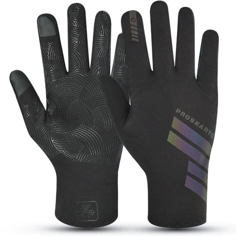 Rękawiczki piłkarskie Proskary Grip Gloves czarny M Proskary