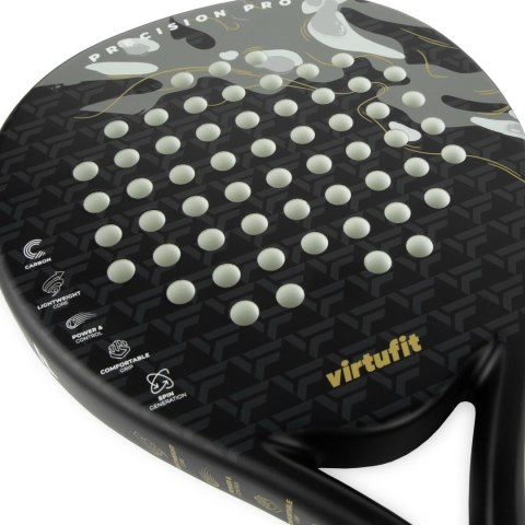VIRTUFIT RAKIETA PADEL PRECISION PRO - CZARNO-ZŁOTA VirtuFit