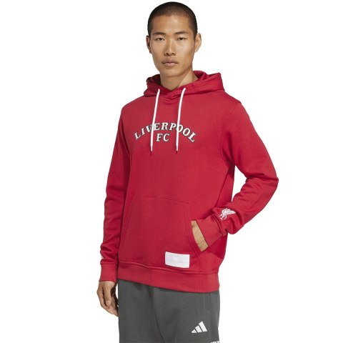 Bluza adidas Liverpool FC US Hoody JW5489 czerwony L Adidas