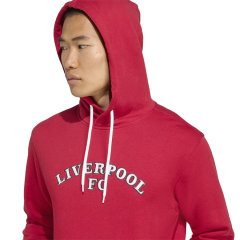Bluza adidas Liverpool FC US Hoody JW5489 czerwony M Adidas