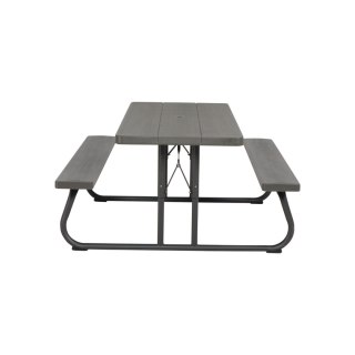 LIFETIME ZESTAW OGRODOWY STÓŁ I DWIE ŁAWKI (BRĄZ) 183 CM 60112 Lifetime