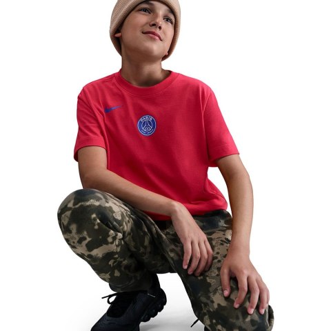 Koszulka Nike PSG T90 Remix Tee Junior HV4988-679 S (128-137) czerwony Nike