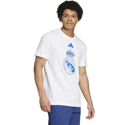Koszulka adidas Real Madryt DNA Graphic Tee IM7470 S biały Adidas