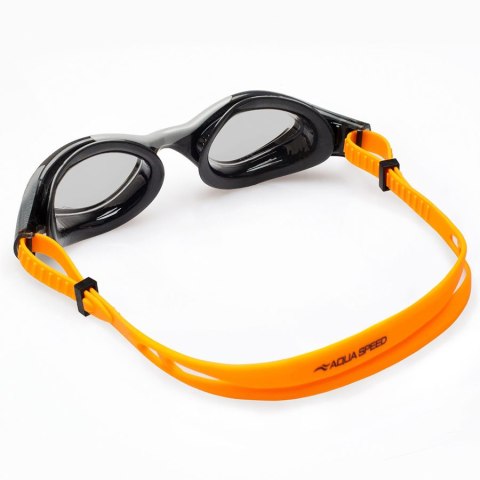 Okulary pływackie Aqua Speed Aquilo czarno-żółty 62649-75 senior czarny Aqua-Speed