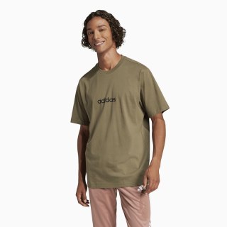 T-Shirt adidas Single Jersey Linear Tee JE9001 zielony M Adidas