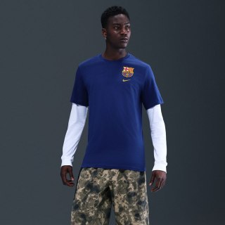 Koszulka Nike FC Barcelona Crest Tee HQ8396-455 XL niebieski Nike