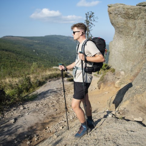 TK8607 KIJE TREKKINGOWE WŁÓKNO WĘGLOWE NILS NILS