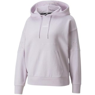 Bluza damska Puma Power Colorblock Stardust Hoo fioletowa 848828 73 Puma