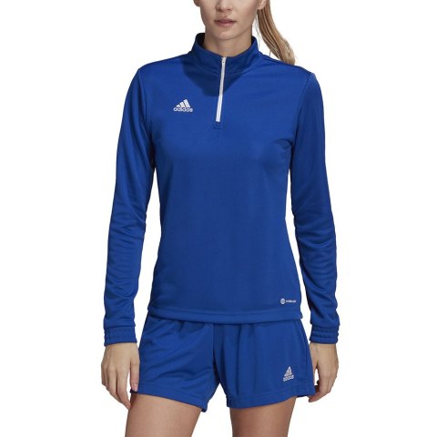 Bluza damska adidas Entrada 22 Top Training niebieska HG6284 Adidas teamwear Bluza damska adidas Entrada 22 Top Training niebieska HG6284 Adidas teamwear