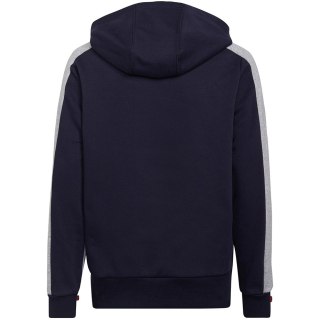 Bluza dla dzieci adidas Colorblock Fleece biało-granatowa HC5659 Adidas