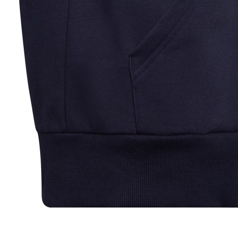 Bluza dla dzieci adidas Colorblock Fleece biało-granatowa HC5659 Adidas Bluza dla dzieci adidas Colorblock Fleece biało-granatowa HC5659 Adidas