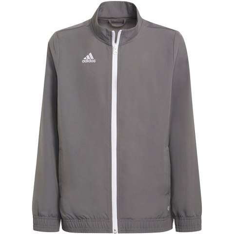 Bluza dla dzieci adidas Entrada 22 Presentation Jacket szara H57539 Adidas teamwear Bluza dla dzieci adidas Entrada 22 Presentation Jacket szara H57539 Adidas teamwear